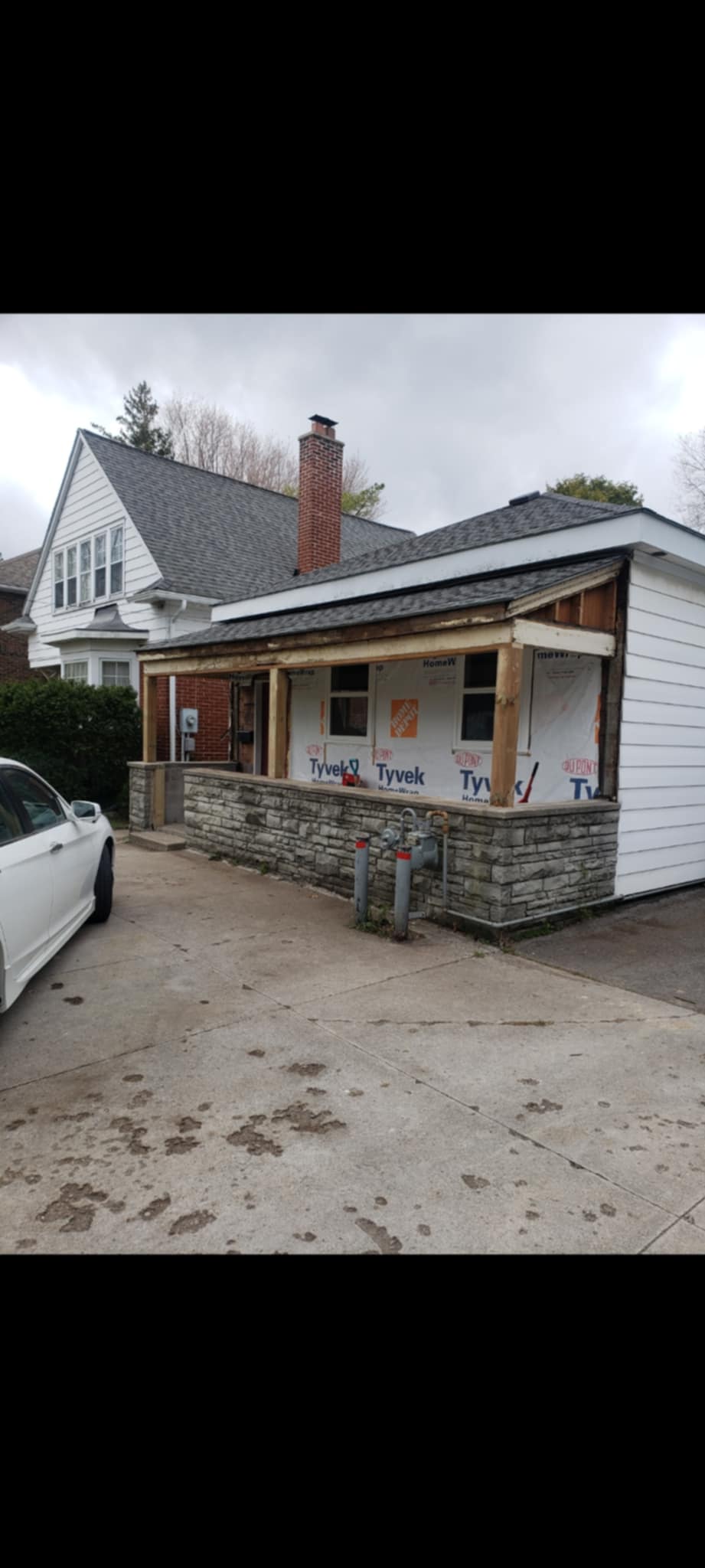 Soffit replacement project